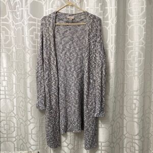 Cozy Gray Knit Cardigan